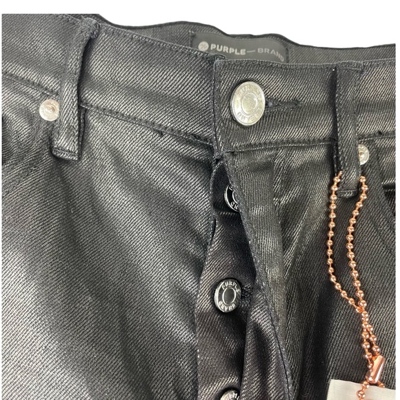 Purple Brand Tar Coated Cargo Pants NWT Sz 34 - Picture 7 of 11